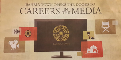 Bahria Town advertises positions for television channel